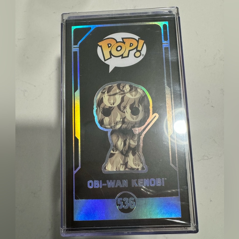 Obi-Wan Kenobi Funko Pop! Star Wars #536 Art Series Protector Case Sealed - Picture 2 of 6